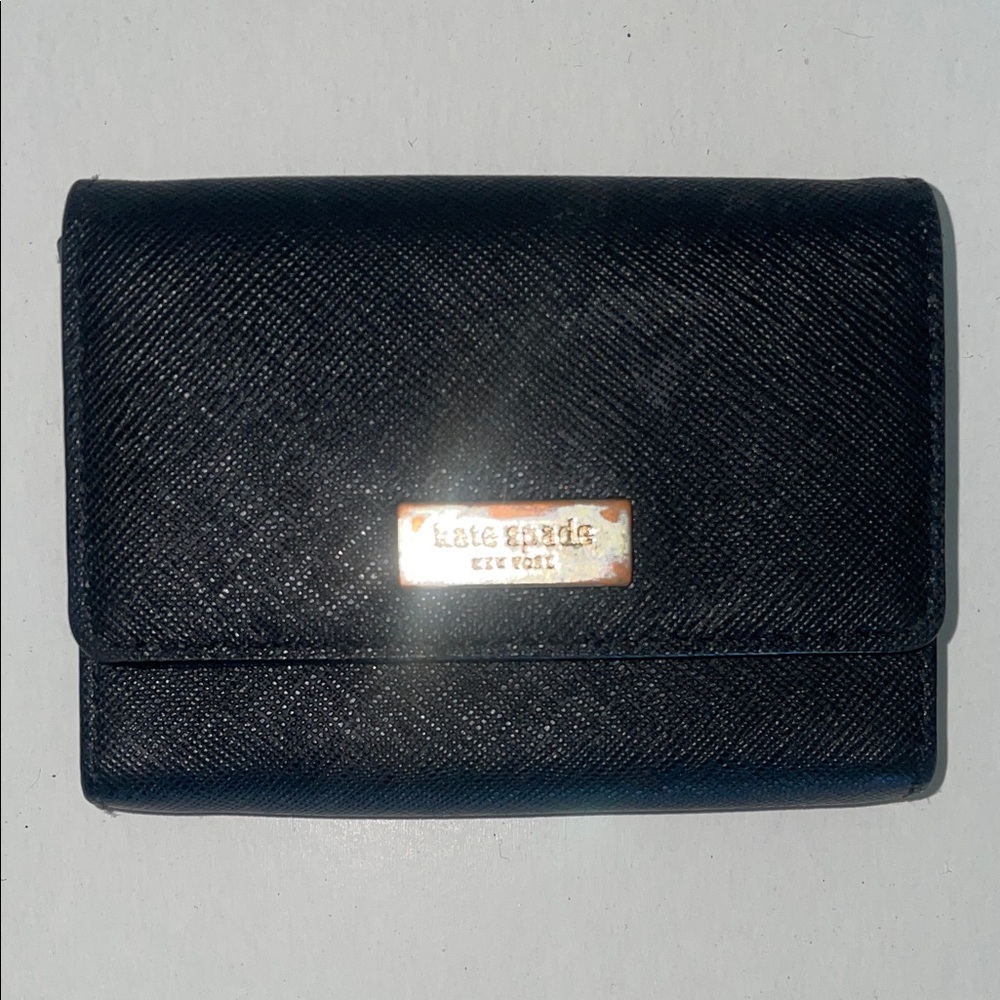 Kate Spade Midnight Black Card Holder